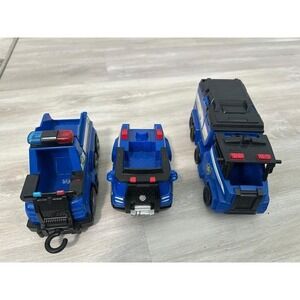 Paw Patrol Chase Police Cruiser Truck Vehicle Toy Lot of 3 Kids Toys